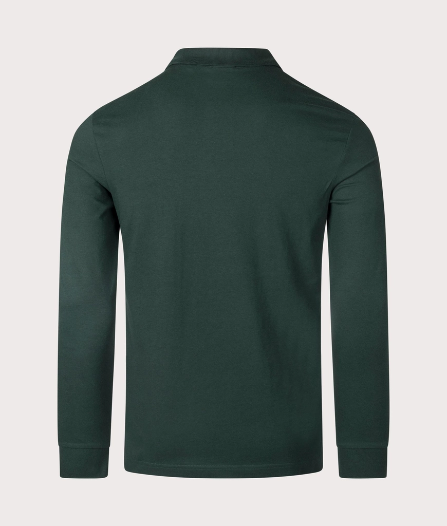 Hugo Boss Mens Slim Fit Passerby Long Sleeve Polo Shirt